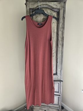 Unbound Merino Travel Dress In Sedona- Medium